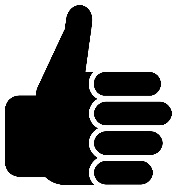 像 拇指向上 手 - 免费矢量图形