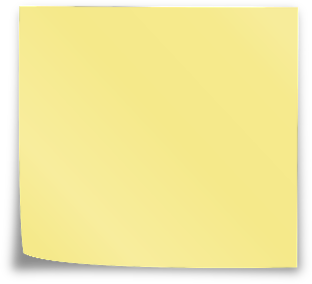 笔记 Post It 提醒 - 免费矢量图形