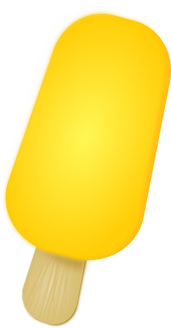 冰棒 食物 黄色 - 免费矢量图形