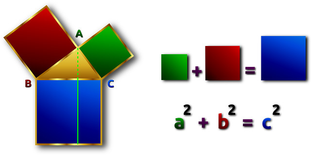 毕达哥拉斯 矩形的 Perpenticular - 免费矢量图形