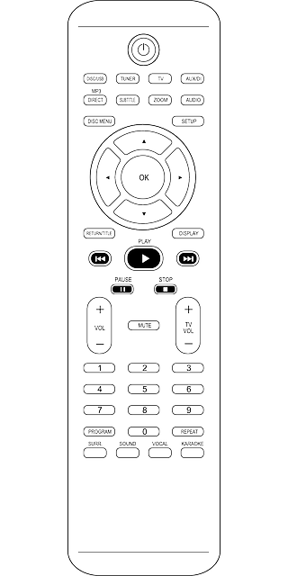 远程控制 飞利浦 - 免费矢量图形