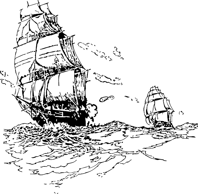 水手 帆船 无畏舰 - 免费矢量图形