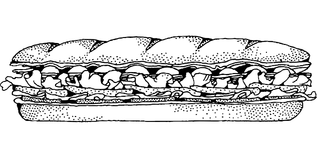 三明治 法国面包 面包 宝 &#39; - 免费矢量图形