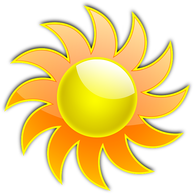 阳光 太阳 热 - 免费矢量图形