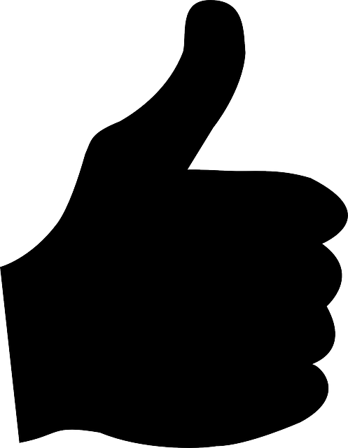 拇指向上 积极的 好的 - 免费矢量图形