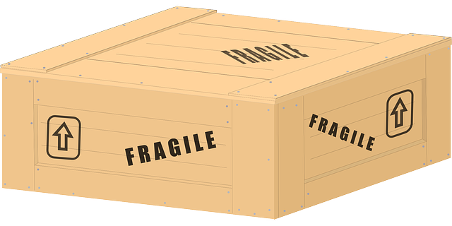 木盒子 脆弱的 盒子 - 免费矢量图形