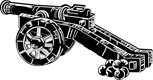 大炮 枪 中世纪 - 免费矢量图形