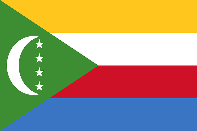 科摩罗 旗帜 国旗 - 免费矢量图形