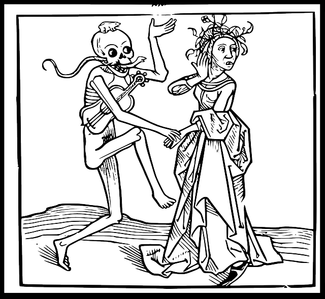 死亡之舞 Danse 毛骨悚然 舞蹈 - 免费矢量图形