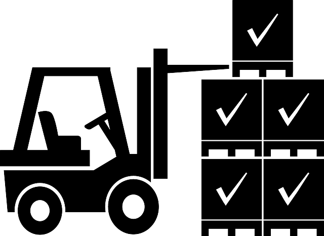 叉车 商品 贮存 - 免费矢量图形