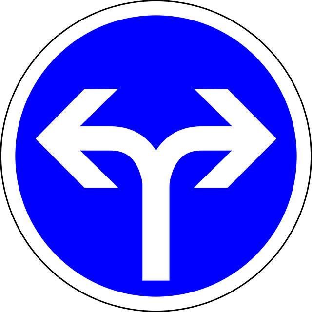 向左或向右走 剩下 对 - 免费矢量图形