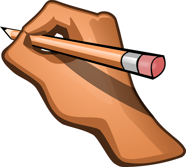 手 铅笔 钢笔 - 免费矢量图形