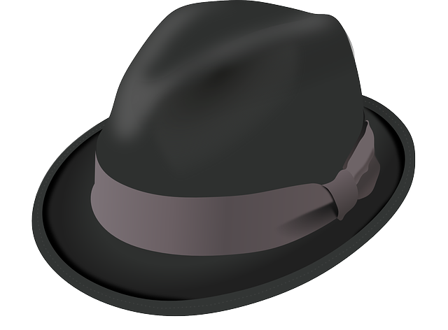 帽子 毡帽 黑色的 - 免费矢量图形