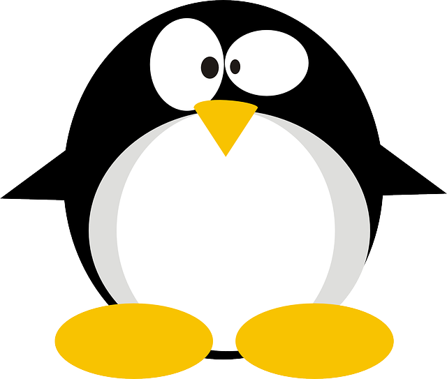 Linux 无尾礼服 企鹅 - 免费矢量图形