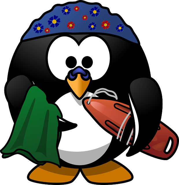 Linux 无尾礼服 活动 - 免费矢量图形