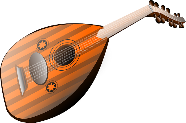 曼陀林 乐器 琵琶 - 免费矢量图形