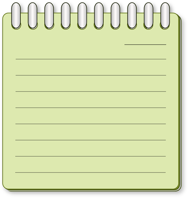 笔记 文档 记事本 - 免费矢量图形
