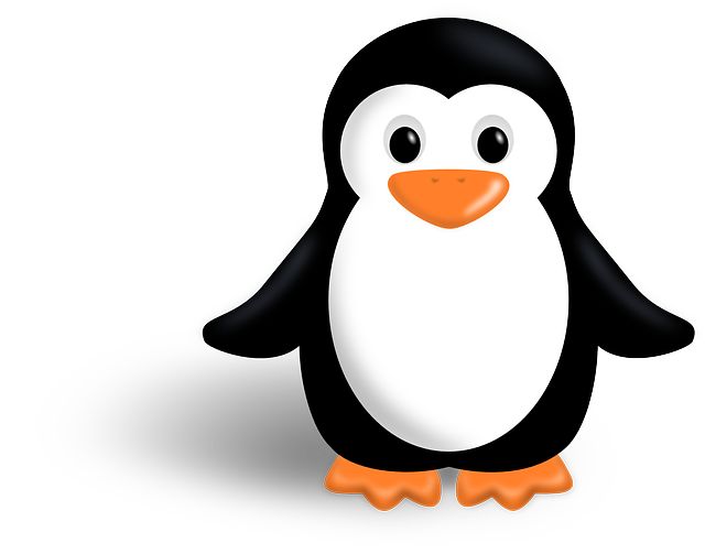 企鹅 无尾礼服 Linux - 免费矢量图形