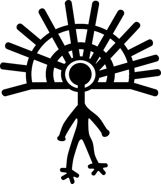 岩画 艺术 男人 - 免费矢量图形