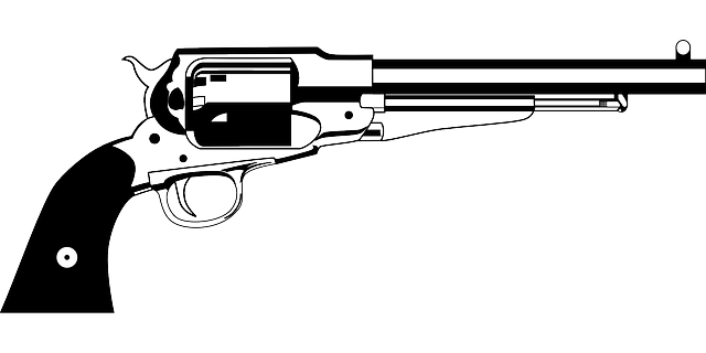 左轮手枪 雷明顿 手枪 - 免费矢量图形