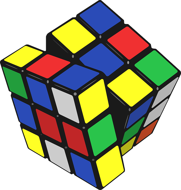 魔方 立方体 谜 - 免费矢量图形