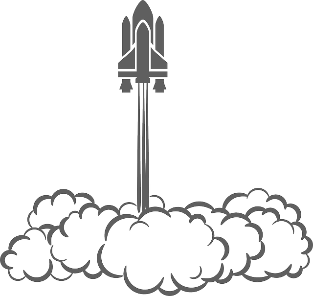 空间 穿梭 升空 - 免费矢量图形