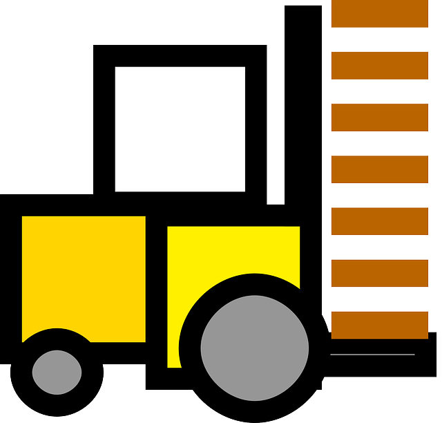 堆垛机 叉车 托盘运输车 - 免费矢量图形