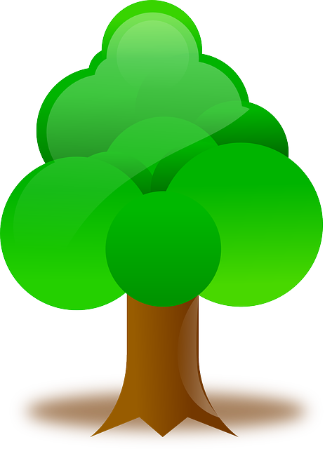 树 Grenn 树干 - 免费矢量图形