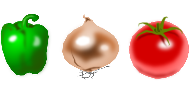 蔬菜 番茄 洋葱 - 免费矢量图形