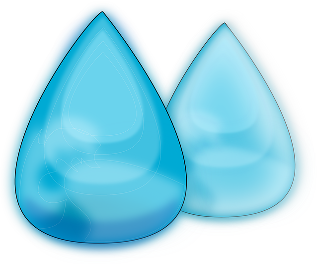 水滴 雨 蓝色的 - 免费矢量图形
