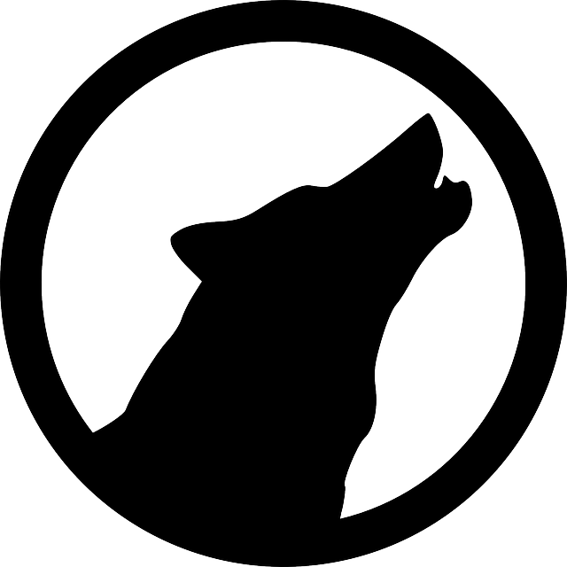 荒野 狼 嗥 - 免费矢量图形