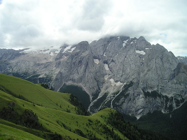 Marmolada 北墙 冰川 云 - 上的免费照片