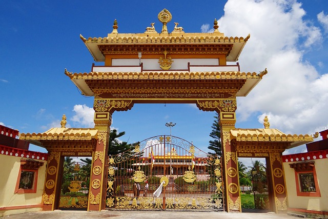 甘丹 Jangtse 修道院 门 戈德 - 上的免费照片
