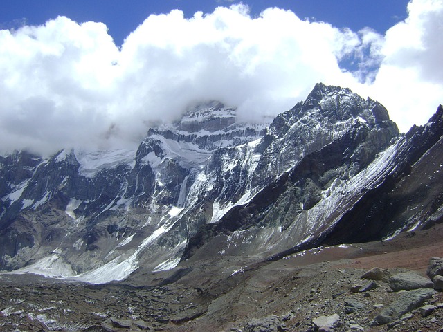 阿空加瓜 南壁 山 - 上的免费照片