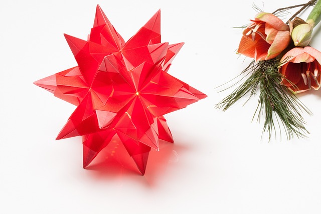 圣诞星 折纸 摺纸艺术 - 上的免费照片