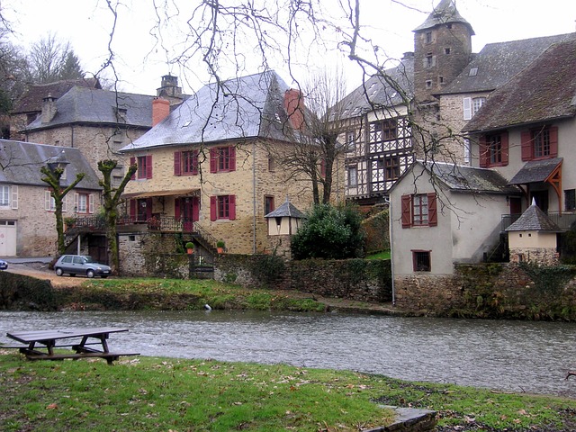 河临街 中世纪房屋 法国 - 上的免费照片