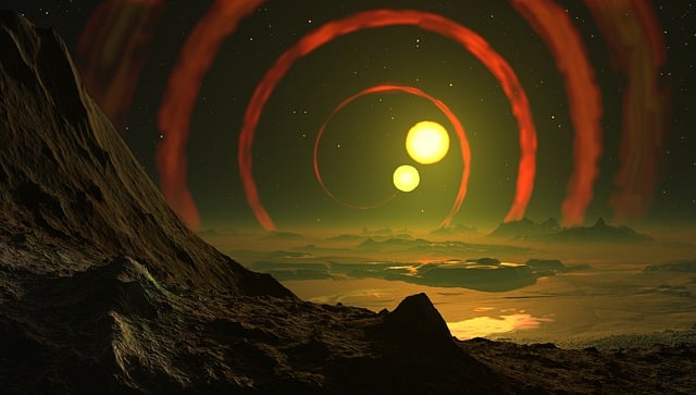 贝塔琴 空间 双太阳 - 上的免费图片