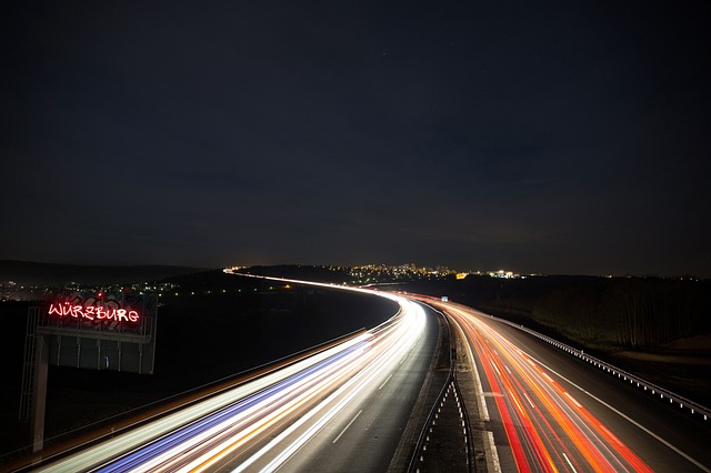 公路 交通 Lightpainting - 上的免费照片