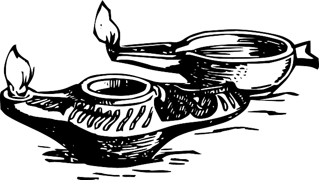 油灯 精灵 老的 - 免费矢量图形