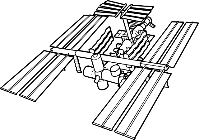 国际空间站 空间站 伊斯 - 免费矢量图形