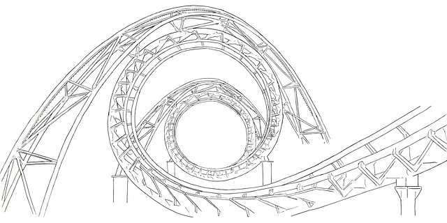 过山车 北斗七星 折返 - 免费矢量图形