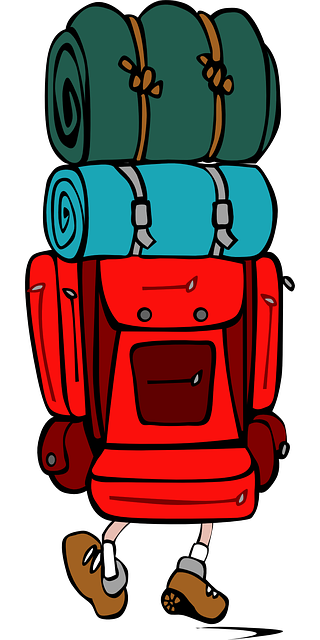 背包 徒步旅行者 徒步旅行 - 免费矢量图形