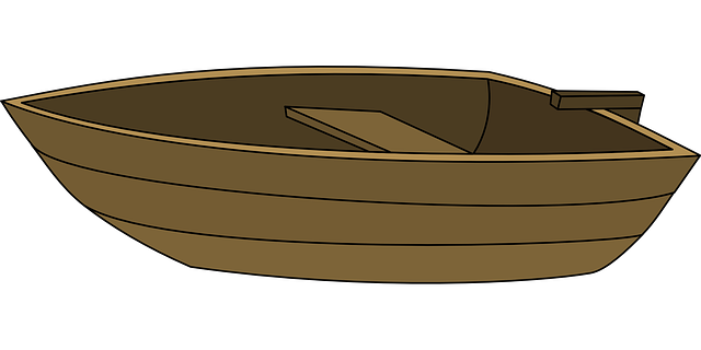船 木头 划船 - 免费矢量图形