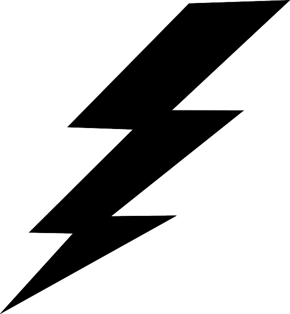 螺栓 闪电 轮廓 - 免费矢量图形