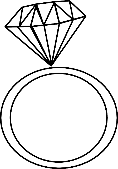 钻石 夹子 戒指 - 免费矢量图形