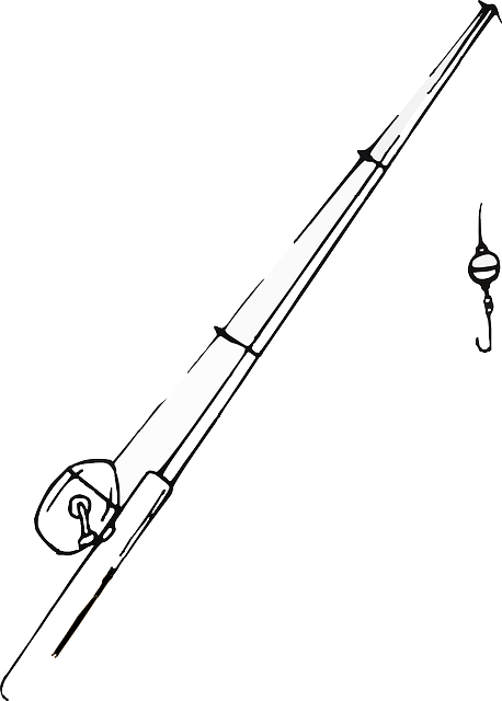 渔杆 钩 设备 - 免费矢量图形
