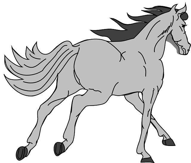 马 小马 种族 - 免费矢量图形