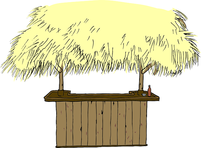 小屋 稻草 屋顶 - 免费矢量图形