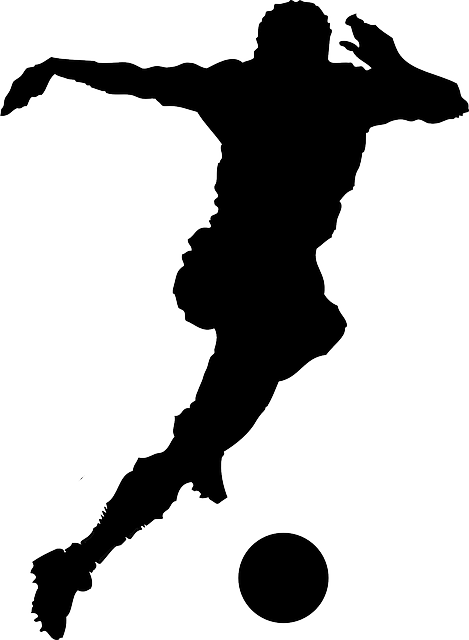 足球 玩 跑步 - 免费矢量图形