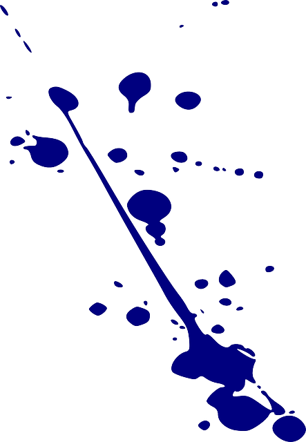 飞溅 蓝色的 画 - 免费矢量图形